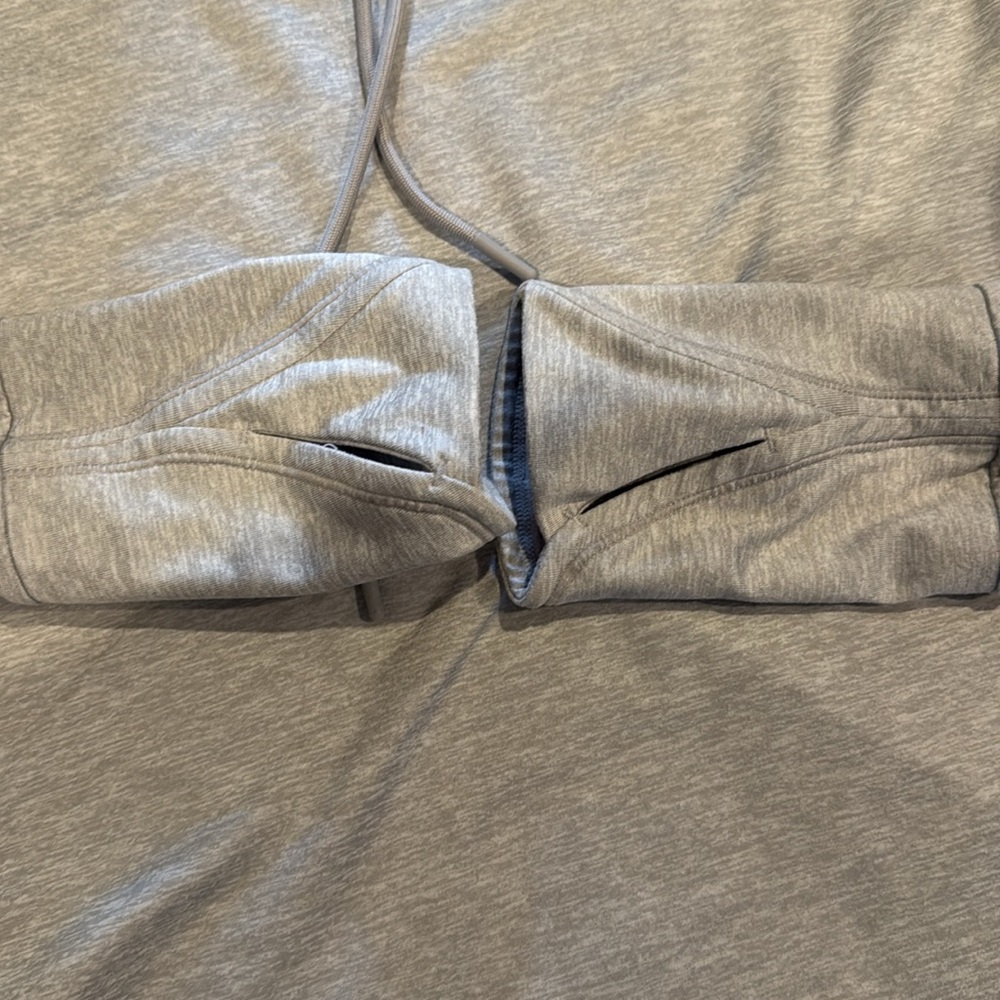 Athleta Cowl Neck Grey Hoodie Size Medium - Picture 3 of 9